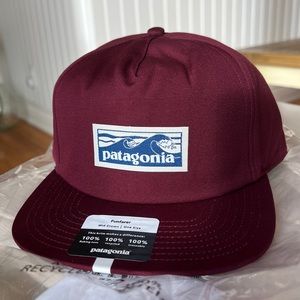 Patagonia Boardshort Label Funfarer Red Hat - New with Tags